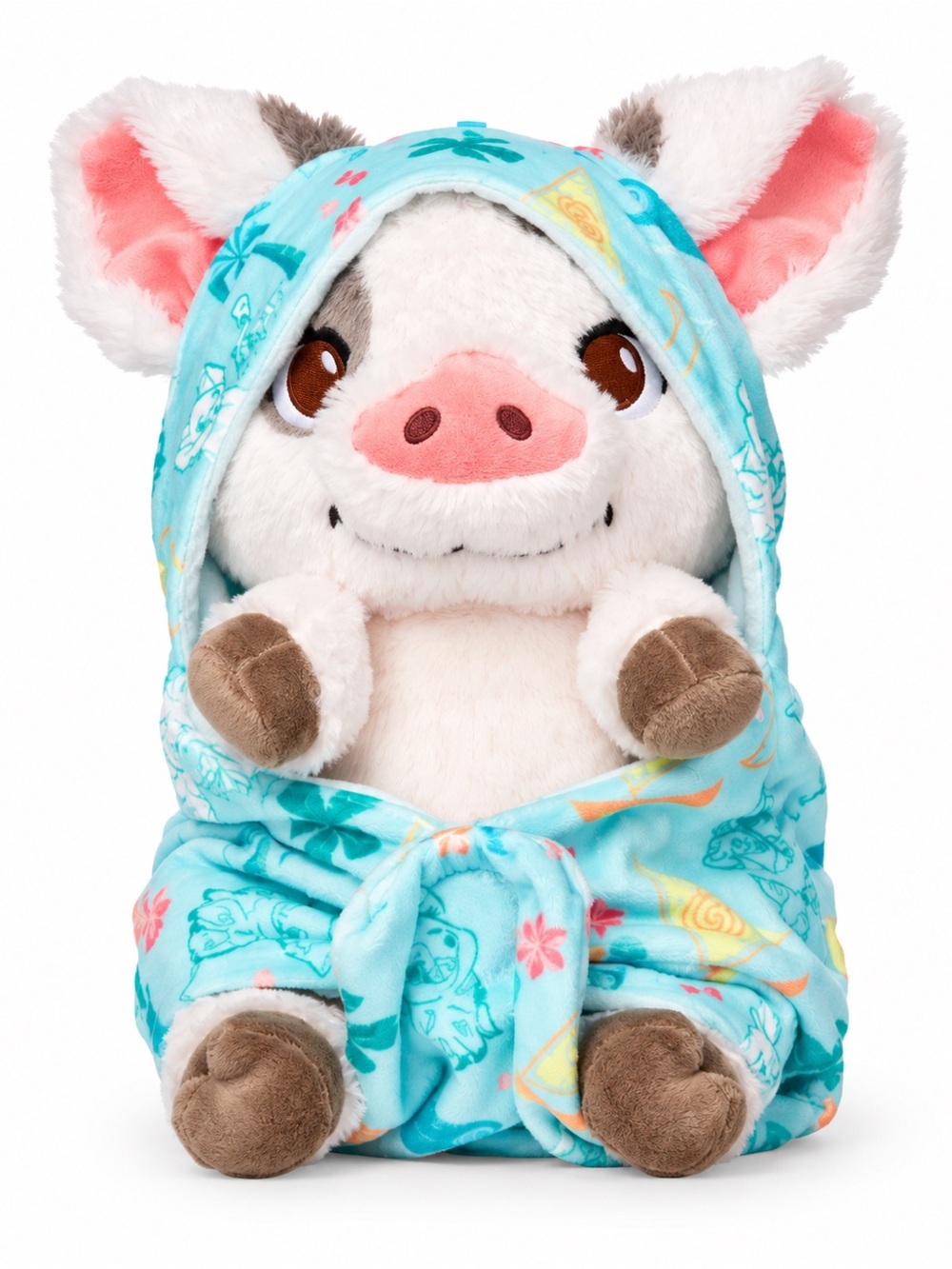 Disney Store Pua Plush with Blanket Pouch Moana Disney Babies 12” NEW